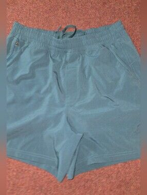 VRST Men's 5" Accelerate Running Short With Boxer Brief Built In Green Small